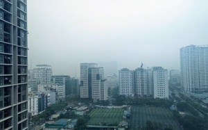 Hà Nội có sương mù, chất lượng không khí ở mức trung bình