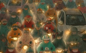 Một Việt Nam 'rất lạ mà quen' qua góc nhìn tranh minh họa tại Vietnam Reimagined