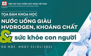 TRỰC TIẾP Tọa đàm: 'Nước uống giàu hydrogen, khoáng chất và sức khỏe con người' 
