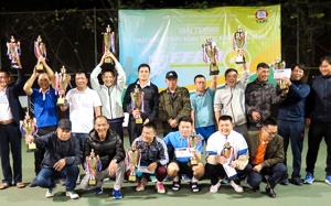 Giải tennis “TPCN vì sức khỏe cộng đồng” 2021 đã có nhà vô địch 