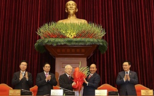 Ông Nguyễn Phú Trọng đắc cử Tổng Bí thư khóa XIII 