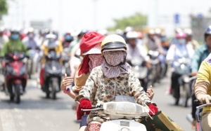 Nắng nóng gia tăng tại Nam Bộ, có nơi trên 36 độ C