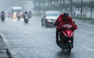 Dự báo thời tiết: Đề phòng mưa dông vào chiều tối và đêm