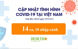 14 ca lây nhiễm mới, 4 ca lây nhiễm trong cộng đồng