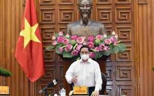 Thủ tướng Phạm Minh Chính: Quyết tâm đẩy lùi dịch bệnh, thực hiện bằng được chiến lược vaccine