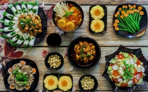 Gợi ý mâm cơm cuối tuần bắt mắt, giàu dinh dưỡng cho cả gia đình