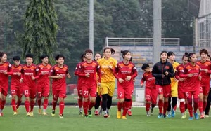 ĐT nữ Việt Nam tập trung chuẩn bị cho Vòng loại nữ châu Á 2022