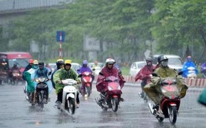 Bắc Bộ và Nam Bộ mưa dông về chiều, trời mát mẻ