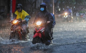 Bắc Bộ và Bắc Trung Bộ mưa dông diện rộng vào chiều tối