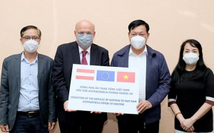 Chính phủ Áo tặng Việt Nam 50.000 liều vaccine phòng COVID-19 AstraZeneca