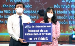 Vinamilk đã ủng hộ ngân sách tổng cộng hơn 65 tỷ đồng cho các hoạt động phòng chống dịch