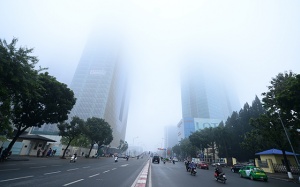 Bắc Bộ sáng sớm có sương mù và mưa dông rải rác