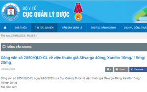 Cảnh báo phát hiện thuốc trị ung thư và chống đông máu nghi bị làm giả
