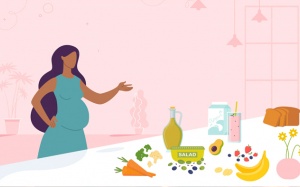 Infographic: Chế độ dinh dưỡng cho phụ nữ mang thai