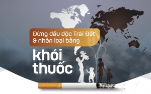 Đừng đầu độc Trái Đất và nhân loại bằng khói thuốc