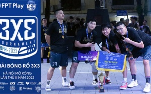 Giải bóng rổ 3x3 Hà Nội 2022: Dwarf đăng quang thuyết phục