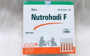 Thu hồi toàn quốc lô siro Nutrohadi F 