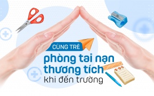 Cùng trẻ phòng tai nạn thương tích khi đến trường