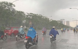 Mưa rào và dông, nguy cơ lốc, sét, mưa đá tại vùng núi Bắc Bộ