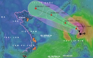 Bão Ma-on mạnh lên, vùng gần tâm bão giật cấp 13
