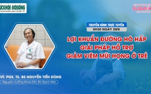 Tư vấn trực tuyến: Giải pháp mới hỗ trợ giảm viêm mũi họng ở trẻ