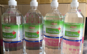 Thu hồi toàn quốc lô Nước muối Vĩnh Phúc do không đạt tiêu chuẩn chất lượng