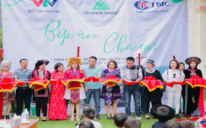 Vina-Link Group cùng VTV Quỹ tấm lòng Việt trao tặng bếp ăn cho các em nhỏ tại Hà Giang