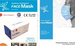 Singapore: Inno Medical bị phạt vì sản xuất khẩu trang y tế không giấy phép