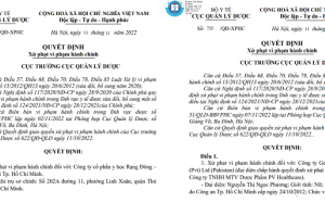 Xử phạt 2 doanh nghiệp do sai phạm trong sản xuất thuốc