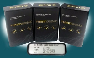 Cảnh báo thực phẩm bảo vệ sức khỏe nam giới Fuman Break chứa chất cấm