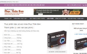 Cảnh báo sản phẩm Phục Thần Đan vi phạm quy định quảng cáo