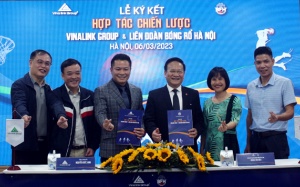 Chùm ảnh: Lễ ký kết hợp tác chiến lược giữa Liên đoàn Bóng rổ Hà Nội và Vinalink Group 