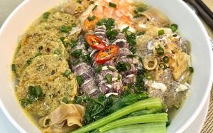 Bánh đa cua hải sản cho ngày mát giời