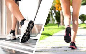 Đi bộ trên máy hay ngoài trời tốt hơn?