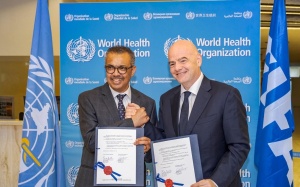 WHO và FIFA hợp tác nâng cao sức khỏe cộng đồng thông qua bóng đá