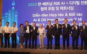Việt Nam - Hàn Quốc đẩy mạnh hợp tác phát triển ứng dụng AI & DX trong lĩnh vực Y tế