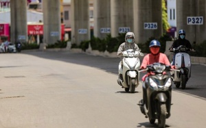 Đầu tuần, Bắc Bộ nắng nóng, Nam Bộ mưa dông