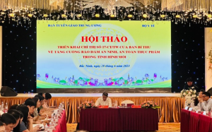 Bộ Công Thương: Cần có sự tham gia của các hiệp hội trong xã hội hóa an ninh, an toàn thực phẩm