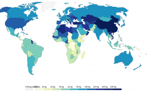 Xếp hạng các nước tiêu thụ nhiều rau củ nhất thế giới: Việt Nam đứng thứ mấy?