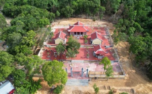 Khánh thành đền thờ anh hùng liệt sỹ tại hồ Kẻ Gỗ