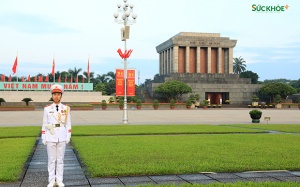 Lễ chào cờ trang nghiêm tại Quảng trường Ba Đình ngày Quốc khánh 2/9