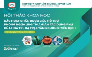 Trực tiếp: Hội thảo khoa học 'Các hoạt chất, dược liệu hỗ trợ phòng ngừa ung thư, giảm tác dụng phụ của hóa trị, xạ trị và tăng cường miễn dịch'.