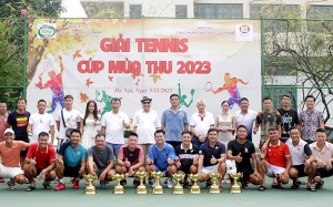 Giải tennis Cúp Mùa Thu 2023: Sôi nổi và kịch tính đến phút chót