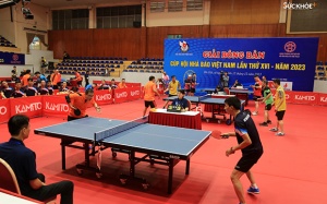 200 tay vợt tranh tài tại Giải Bóng bàn Cúp Hội Nhà báo Việt Nam 2023