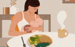 Chế độ ăn lợi sữa, giúp mẹ đảm bảo nguồn sữa nuôi con