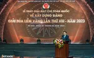 Toàn cảnh Lễ trao Giải báo chí toàn quốc về xây dựng Đảng lần thứ VIII - năm 2023