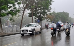 Bắc Bộ chuyển mưa lạnh, Nam Bộ nắng gắt