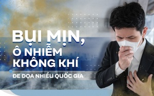 Bụi mịn, ô nhiễm không khí đe dọa nhiều quốc gia