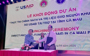 Mỹ khởi động dự án hỗ trợ người khuyết tật tại tỉnh Cà Mau