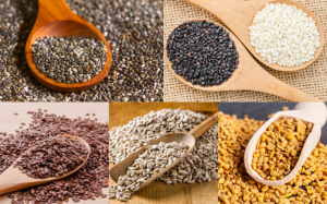 5 loại hạt giúp bạn cải thiện sức khỏe mái tóc